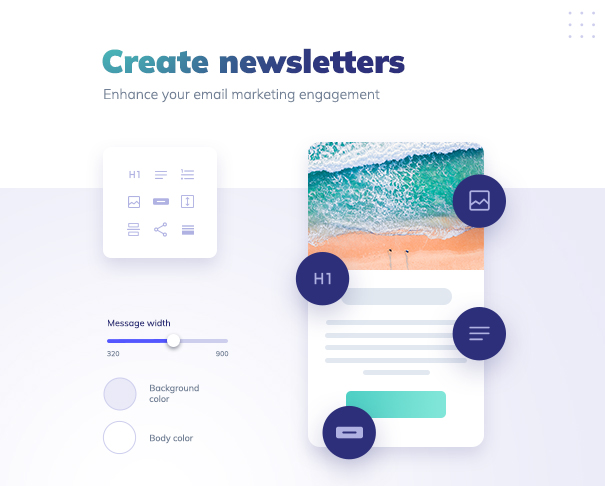 screenshot of Elastic Email
